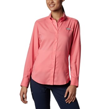 Columbia Ženske Košulje - PFG Tamiami II Long Sleeve Roze | BVYR-70562